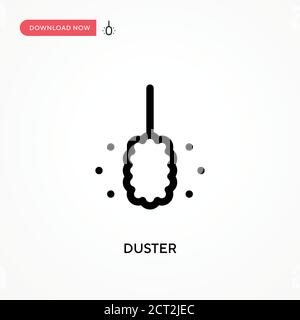 Duster Simple vector icon. Modern, simple flat vector illustration for web site or mobile app Stock Vector