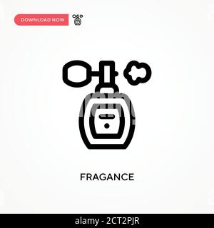 Fragance Simple vector icon. Modern, simple flat vector illustration for web site or mobile app Stock Vector