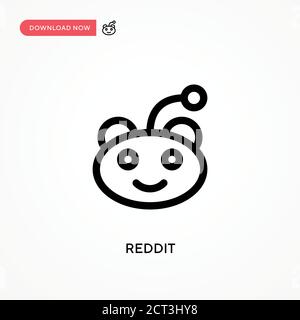 Reddit Icon Design Vector Stock Vector Image Art Alamy