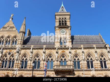 Northampton Guildhall , St Giles' Square , UK Stock Photo