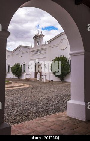 Bodega El Esteco, a winery and wine cellar in Cafayate, Salta Province, North Argentina, South America Stock Photo