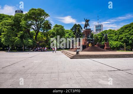 Buildings in downtown Buenos Aires, Argentina, South America Stock Photo