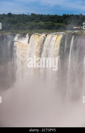 The Devil's Throat, Iguazu Falls (aka Iguassu Falls or Cataratas del Iguazu), Misiones Province, Argentina, South America Stock Photo