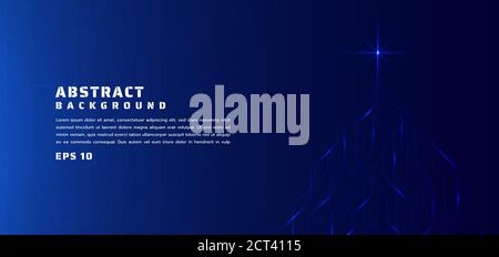 Technology line design light data flow abstract background. vector illustration. Stock Vector