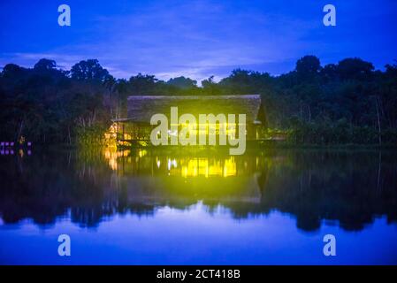 Sacha Lodge, Amazon Rainforest, Coca, Ecuador, South America Stock Photo
