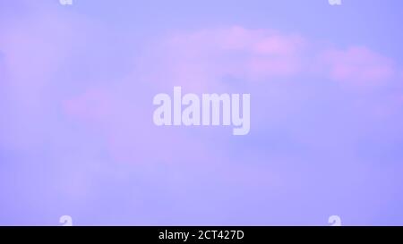 Abstract cloud on the sky with purple blurred background Stock Photo