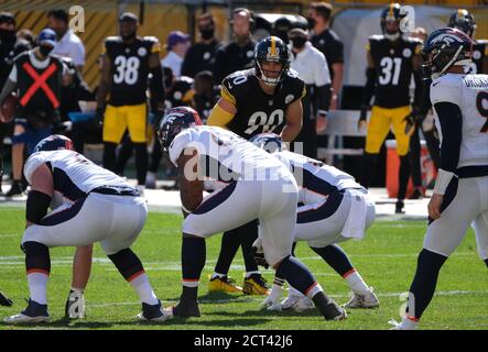 Benny Snell Jr. 20th Sep, 2020. #24 during the Pittsburgh Steelers vs  Denver Broncos at Heinz Field in Pittsburgh, PA. Jason Pohuski/CSM/Alamy  Live News Stock Photo - Alamy