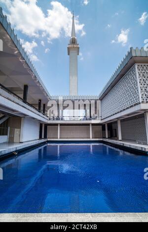 National Mosque (Masjid Negara Mosque or Grand Mosque), Kuala Lumpur, Malaysia, Southeast Asia Stock Photo