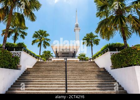 National Mosque (Masjid Negara Mosque or Grand Mosque), Kuala Lumpur, Malaysia, Southeast Asia Stock Photo