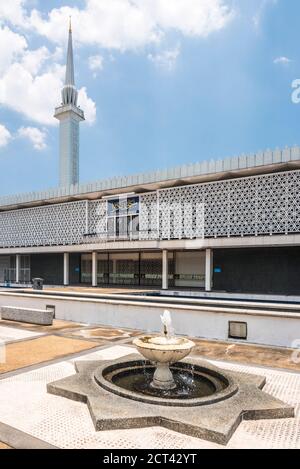 National Mosque (Masjid Negara Mosque or Grand Mosque), Kuala Lumpur, Malaysia, Southeast Asia Stock Photo