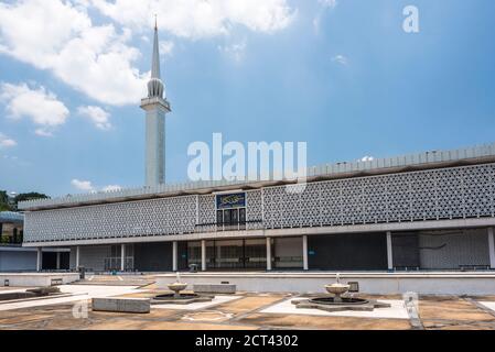 National Mosque (Masjid Negara Mosque or Grand Mosque), Kuala Lumpur, Malaysia, Southeast Asia Stock Photo