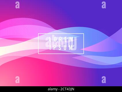 Minimal geometric background. Dynamic shapes composition. Eps10 vector. Stock Vector