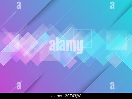 Minimal geometric background. Dynamic shapes composition. Eps10 vector. Stock Vector