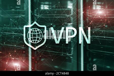 Virtual private network VPN. New technology concept 2020. Stock Photo