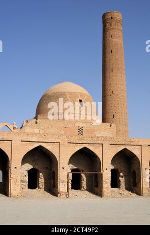 Bersiyan Friday Mosque is located in Isfahan province of Iran. The mosque was built in the 11th century during the Great Seljuk period. Stock Photo