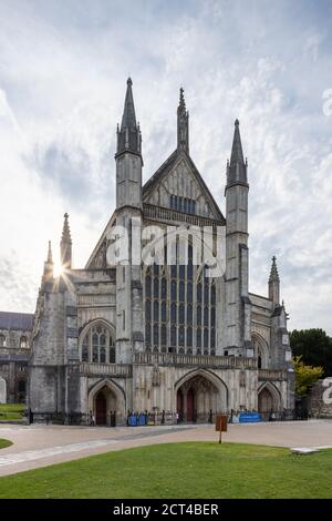 Winchester Cathedral, Winchester, Hampshire, England, UK Stock Photo