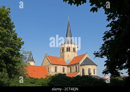 St Godehard Basilica, Hildesheim, Lower Saxony, Germany Stock Photo