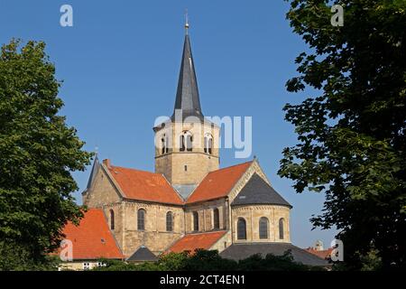 St Godehard Basilica, Hildesheim, Lower Saxony, Germany Stock Photo