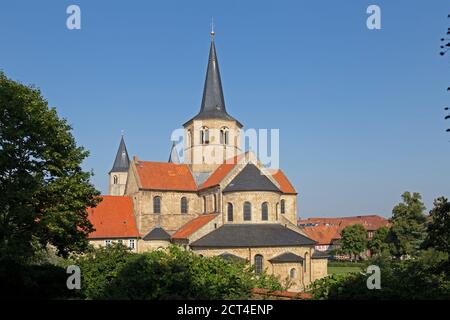 St Godehard Basilica, Hildesheim, Lower Saxony, Germany Stock Photo