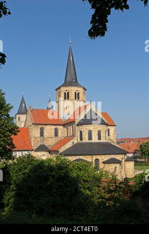 St Godehard Basilica, Hildesheim, Lower Saxony, Germany Stock Photo