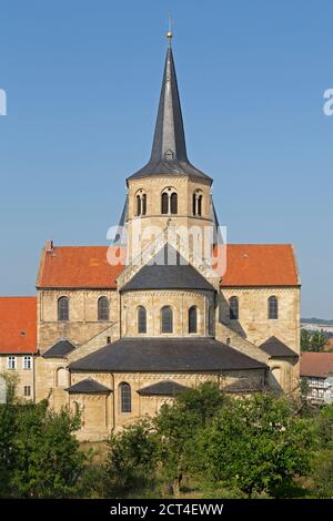 St Godehard Basilica, Hildesheim, Lower Saxony, Germany Stock Photo