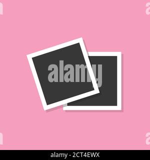 Polaroid photo frames. vector illustration. Stock Vector
