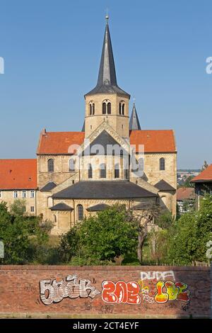 St Godehard Basilica, Hildesheim, Lower Saxony, Germany Stock Photo