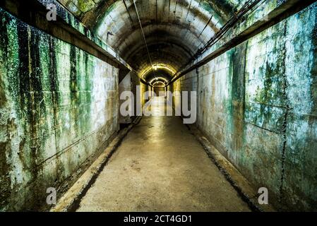 Guernsey Underground German Military Hospital from World War Two, Channel Islands, United Kingdom Stock Photo