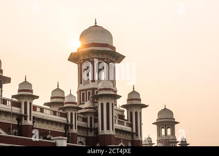 Lucknow train station, Uttar Pradesh, India Stock Photo