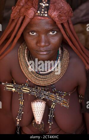A Himba woman from Namibia.