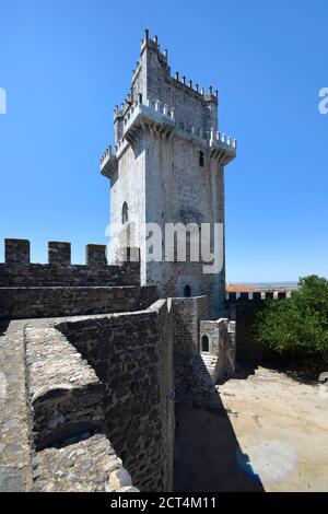 Beja castle, Dungeon, Beja, Alentejo, Portugal Stock Photo