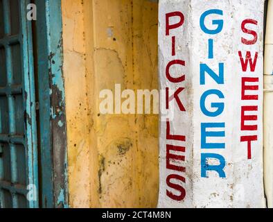 Spice market in Fort Kochi (Cochin), Kerala, India Stock Photo