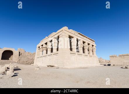 Roman Mammisi, temple of Hathor, Dendara, Egypt Stock Photo