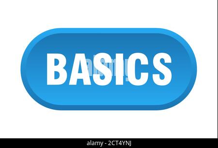 basics button. rounded sign isolated on white background Stock Vector ...