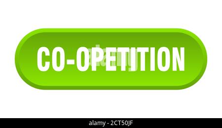 co-opetition button. rounded sign isolated on white background Stock ...
