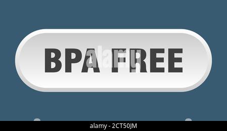 bpa free button. rounded sign isolated on white background Stock Vector ...