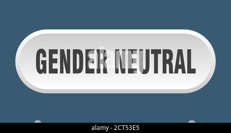 gender neutral button. rounded sign isolated on white background Stock ...