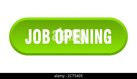 job opening button. rounded sign isolated on white background Stock ...