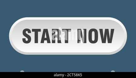 start now button. rounded sign isolated on white background Stock ...