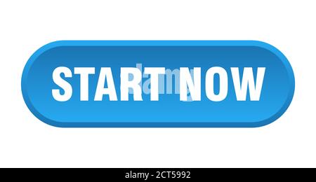 start now button. rounded sign isolated on white background Stock ...