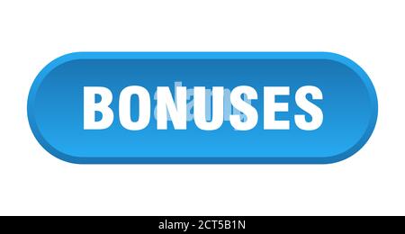 bonuses button. rounded sign isolated on white background Stock Vector ...
