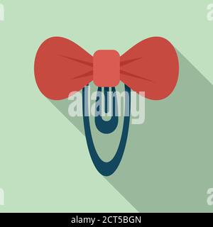 Object barrette icon. Flat illustration of object barrette vector icon for web design Stock Vector
