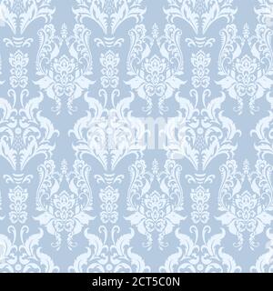 Seamless damask wallpaper. Seamless vintage pattern in Victorian style ...