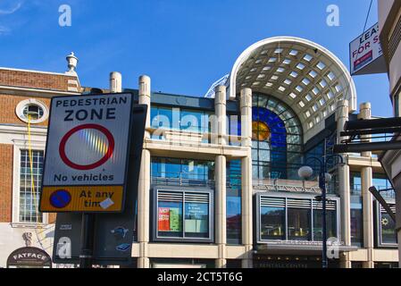 The Bentall Centre, a large shopping centre in Kingston upon Thames, Greater London, UK, with shops offering fashion, food, drink and more Stock Photo