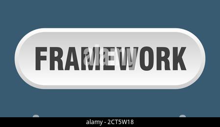 framework button. rounded sign isolated on white background Stock ...