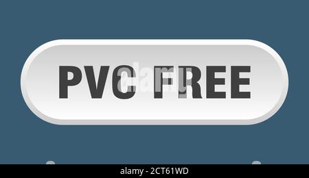 pvc free button. rounded sign isolated on white background Stock Vector ...