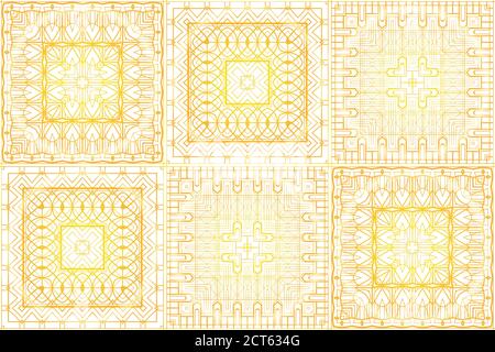 Seamless luxurious gold vintage texture in retro art deco style. Golden pattern on a white background. Vector background for fabrics, wallpapers and y Stock Vector