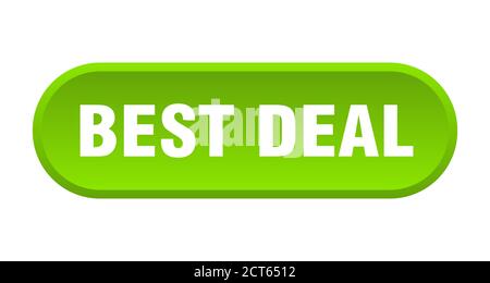 best deal button. rounded sign isolated on white background Stock Vector