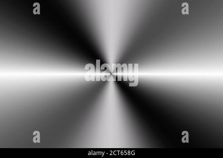 Technology background with polished, brushed metal, radial texture of alloy, titan, steel, chrome, nickel. Stock Vector