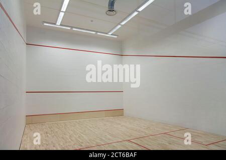Raquetball Court Stock Photo